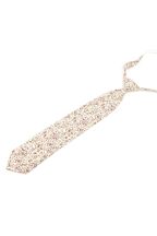 Childrens Blush Pink floral flower cotton tie 