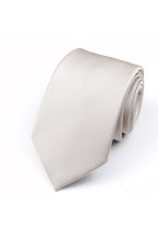 Plain Stone satin classic mens tie 