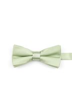 Children's Powder green satin classic bow tie 