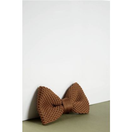Marc Darcy Children's knitted rust bowtie