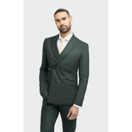 Cavani Caridi Olive Double Breasted Jacket