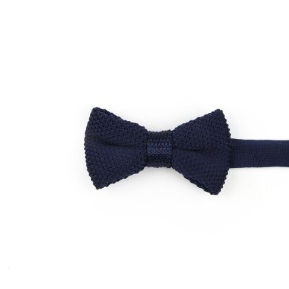 Jenson Samuel Navy Knitted Children's bow tie