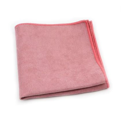 Mens Tweed Pastel Pink Woven Pocket Square 