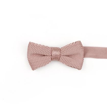 Jenson Samuel Dusky Pink Knitted Children's bow tie