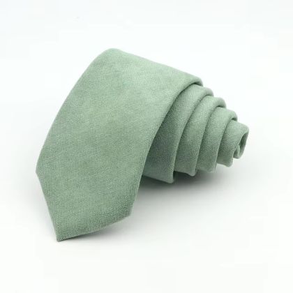 Mens Tweed Pastel Green Woven Tie 