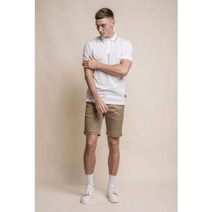 Cavani Dakota Stone Chino Shorts 