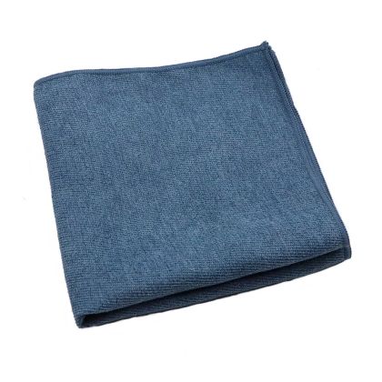 Mens Tweed Petrol Blue Woven Pocket Square 